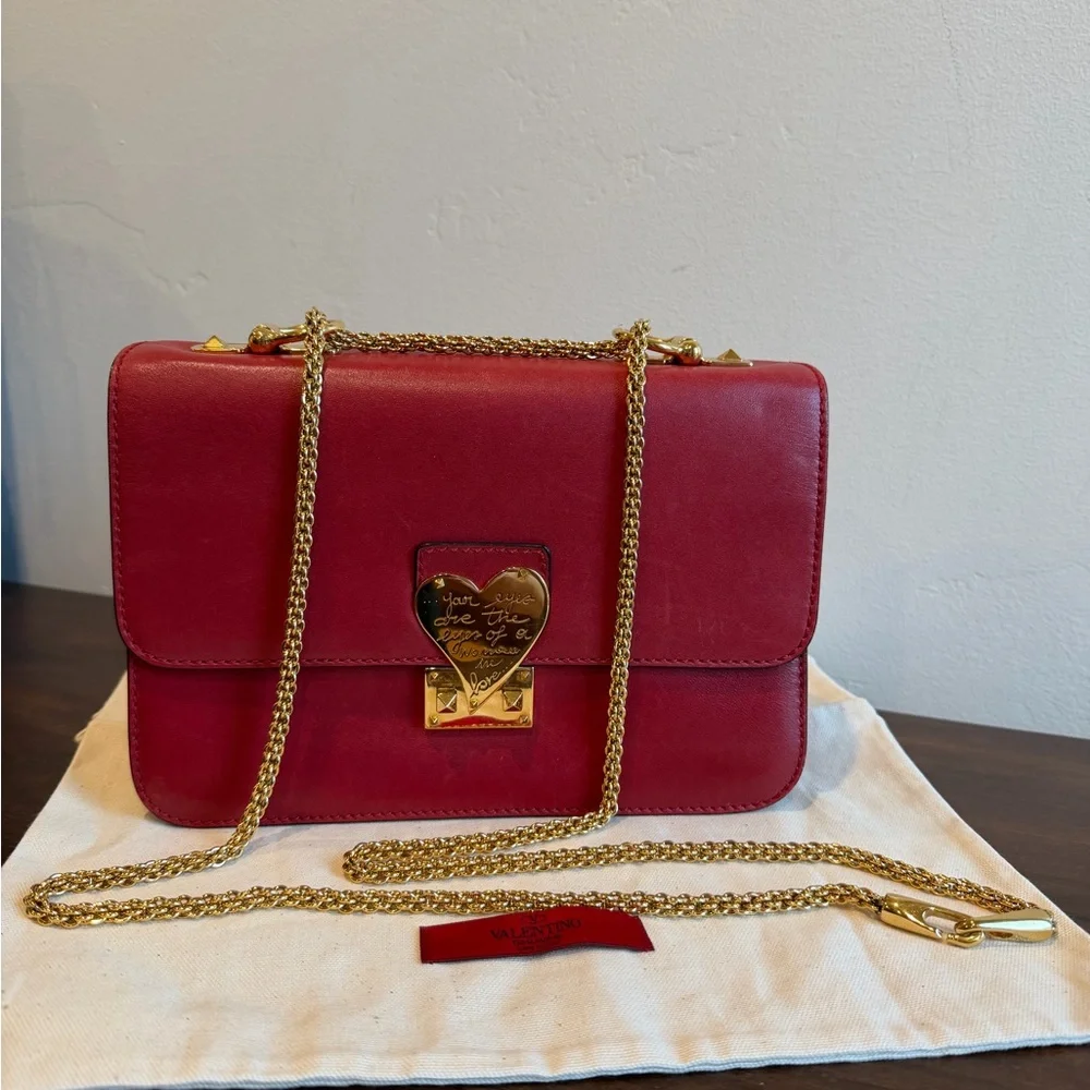 ❤️EUC❤️ VALENTINO 2015 L”Amour Fall Collection Crossbody - Stunning! - Picture 2 of 11